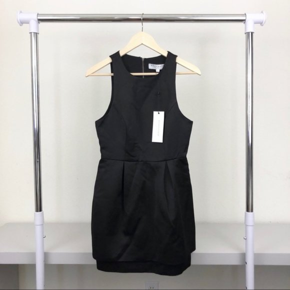 NWT Keepsake Counter Attack Black Cocktail Dress - Picture 3 of 8